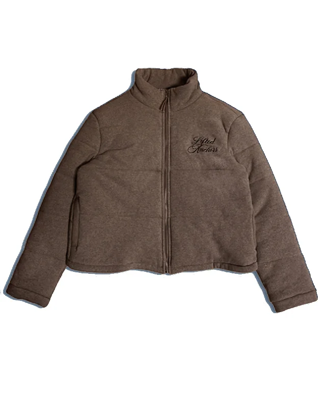 Tailored men jackets to pair with formal trousers for business meetings"Modular" Knitted Puffer Jacket (Camel) Tailored men jackets to pair with formal trousers for business meetings"Modular" Knitted Puffer Jacket (Camel)