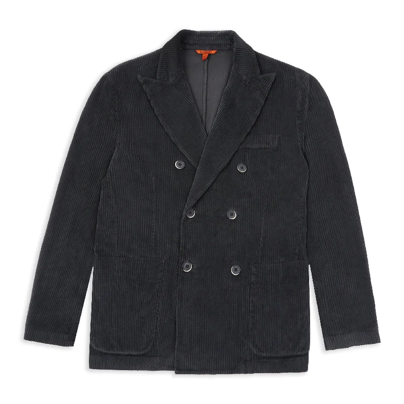 Men jackets with a hidden interior pocket for secure storageDoria Jacket - Piombo