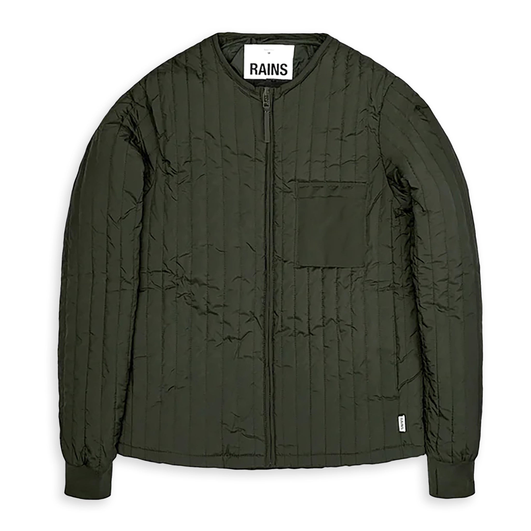Fleece - lined men jackets for cold - weather commutingRains Waterproof Liner Jacket - Green Fleece - lined men jackets for cold - weather commutingRains Waterproof Liner Jacket - Green