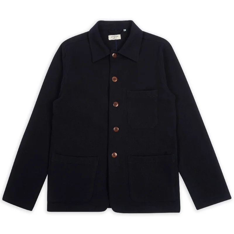 Men jackets with a built - in hood that can be stowed away when not in useCashmere & Wool Iffley Jacket - Navy Men jackets with a built - in hood that can be stowed away when not in useCashmere & Wool Iffley Jacket - Navy