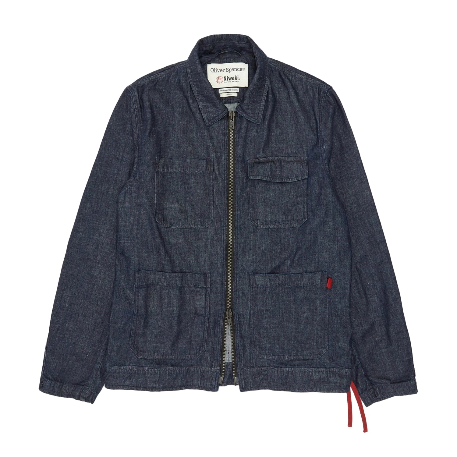 Stretch - fabric men jackets for unrestricted movement during workoutsHortus Gardening Jacket Mullins Denim - Indigo Rinse Stretch - fabric men jackets for unrestricted movement during workoutsHortus Gardening Jacket Mullins Denim - Indigo Rinse
