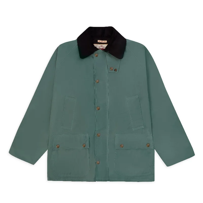 Men jackets with a zip - off sleeves to convert to a vestBurrows & Hare Trinity Wax Jacket - Duck Egg Men jackets with a zip - off sleeves to convert to a vestBurrows & Hare Trinity Wax Jacket - Duck Egg