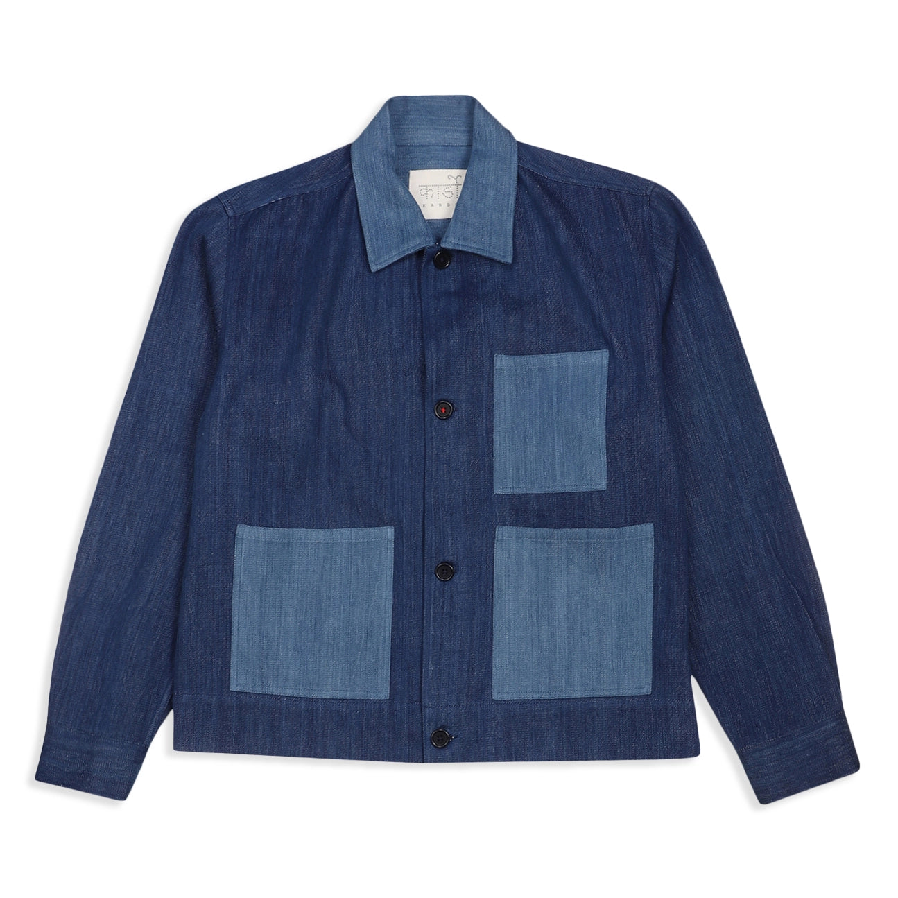 Men jackets with a hidden interior pocket for secure storageBodhi Handloom Jacket - Denim Indigo Men jackets with a hidden interior pocket for secure storageBodhi Handloom Jacket - Denim Indigo