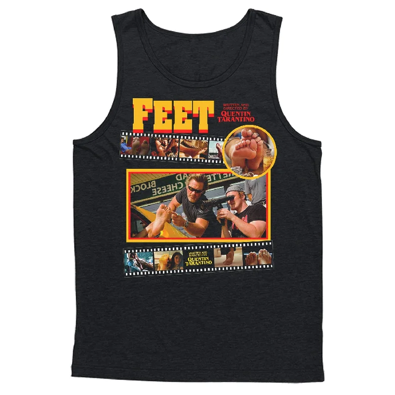 retro men's tank topsFeet - Men's (Unisex) Tank