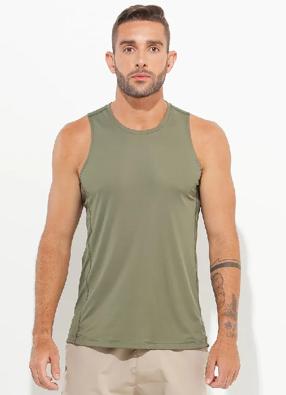 men's tank tops for gym wearA.O.P Tank (Alcaparra) UPF 50+