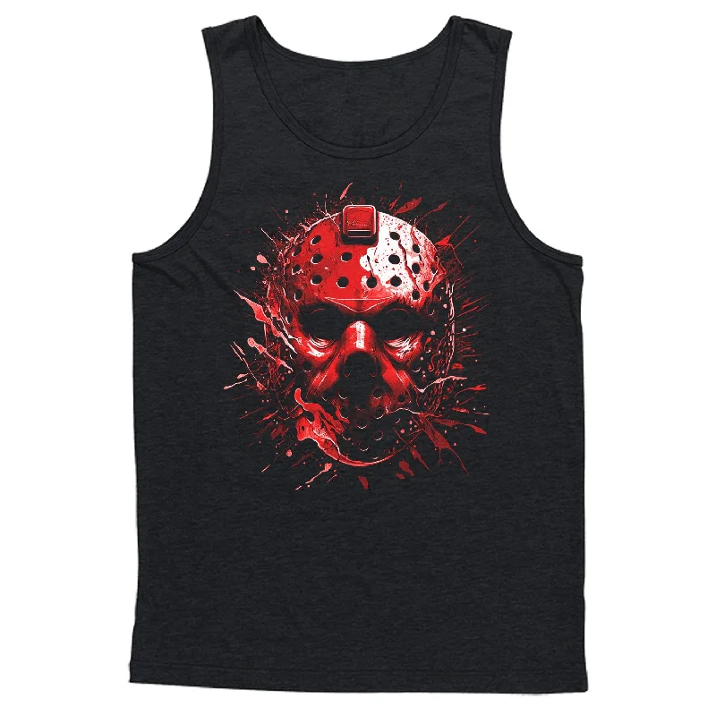mens tank tops with built-in brasSplatter Mask Red - Men's (Unisex) Tank