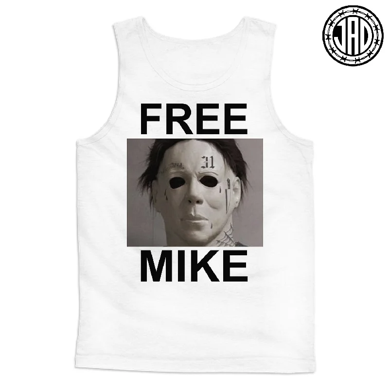 stretchable men's tank topsFree Mike - Men's (Unisex) Tank