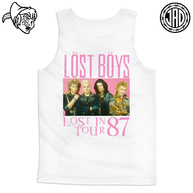 men's tank tops for yogaLost In 1987 Tour - Men's (Unisex) Tank