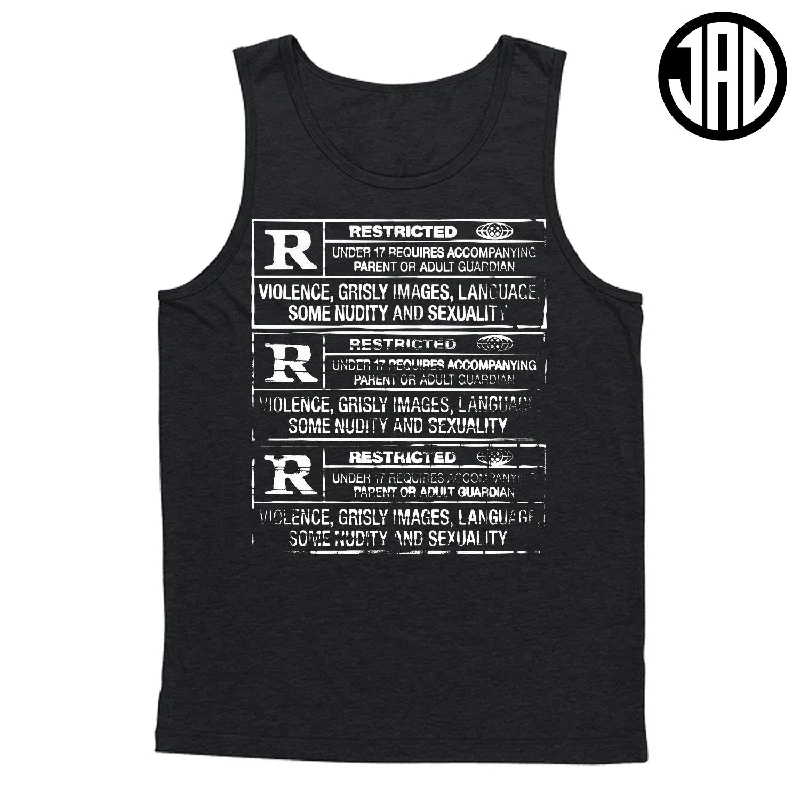 men's tank tops with deep armholesRated R V2 - Men's (Unisex) Tank