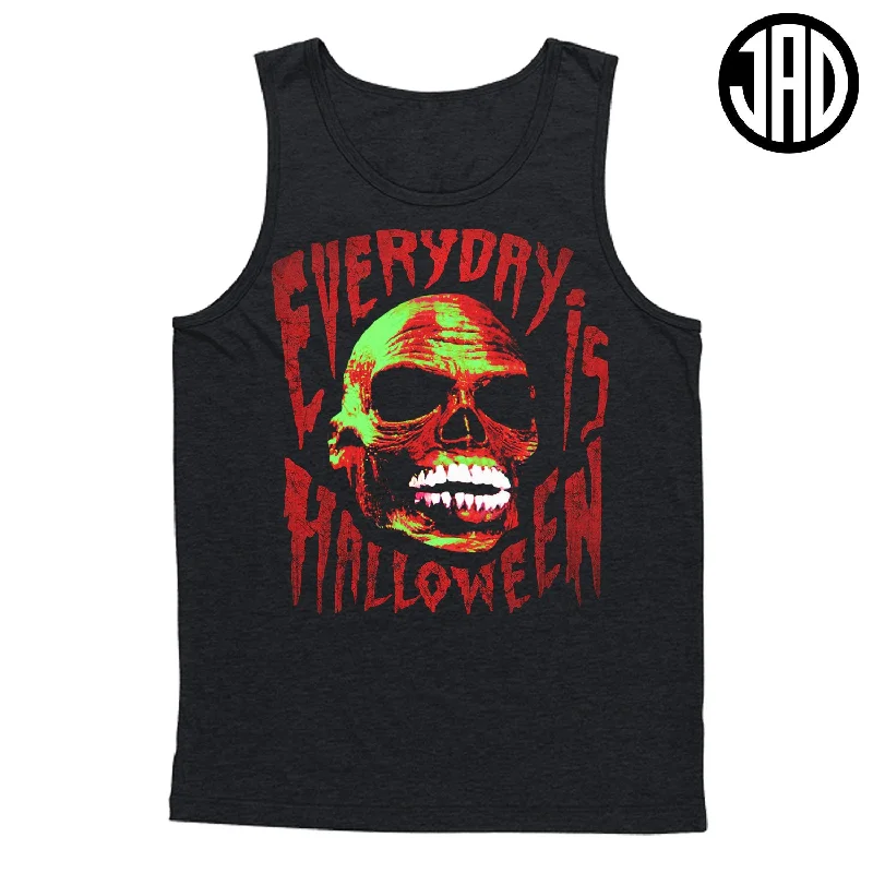 lightweight men's tank topsEveryday Is Halloween Skull - Men's (Unisex) Tank