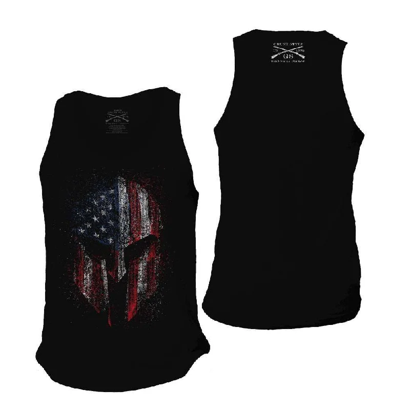 organic cotton men's tank topsMen's American Spartan Tank - Black