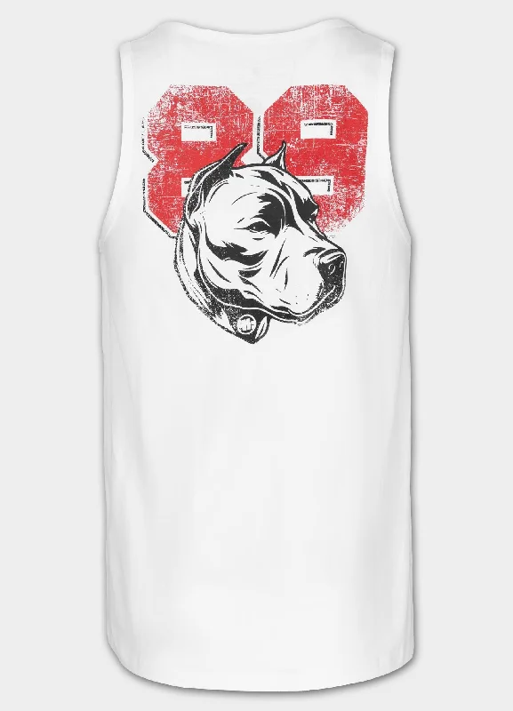 loose fit men's tank topsMen's Tank Top Slim Fit Dog 89 - Black