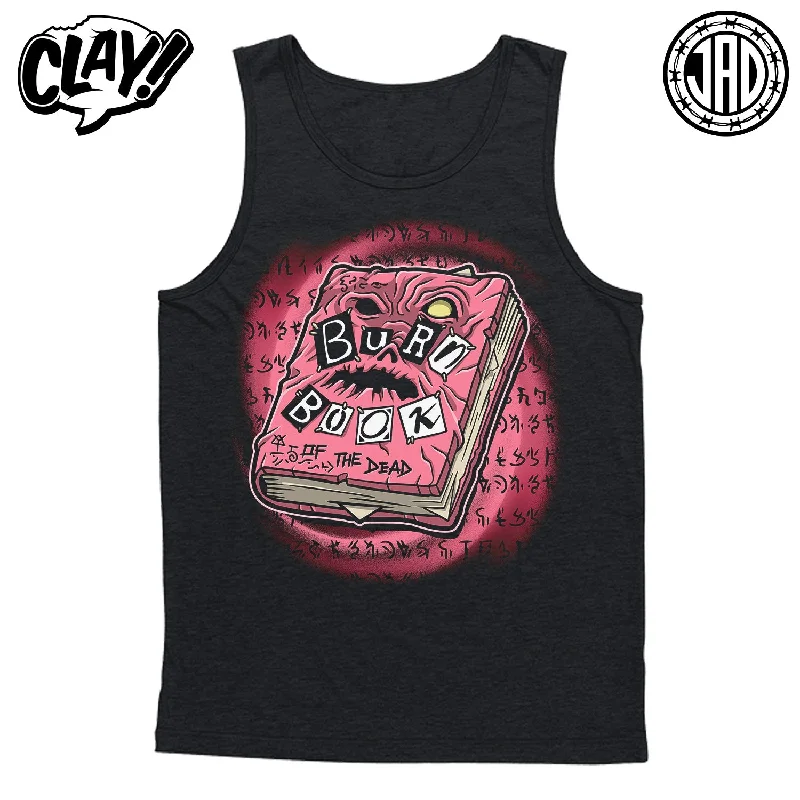 organic cotton men's tank topsBurn Book Of The Dead - Men's Tank