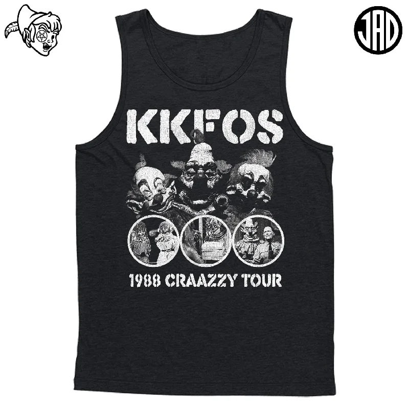 quick-dry men's tank tops1988 Craazzy Tour - Men's Tank