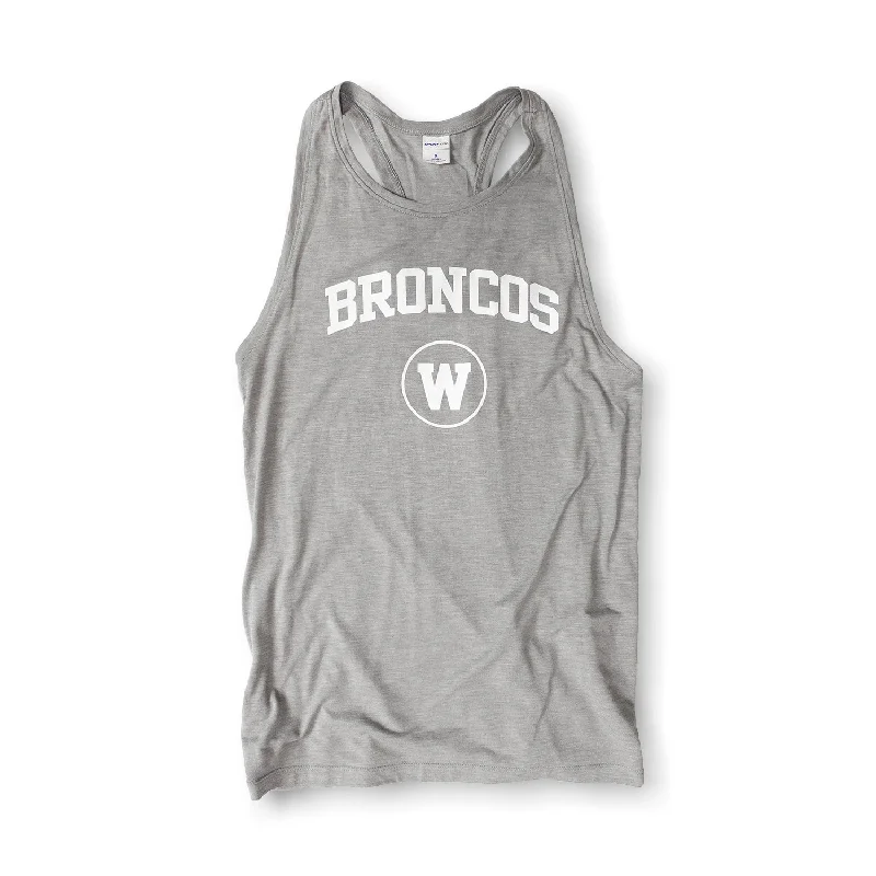 men's tank tops for hikingBroncos W Racerback Tank