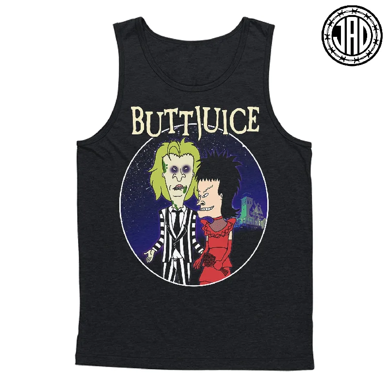 men's tank tops for beach tripsBUTTJUICE - Men's Tank