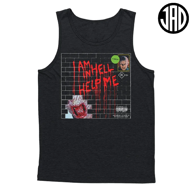 men's tank tops with henley necklineAnother Hook In The Skin - Men's Tank