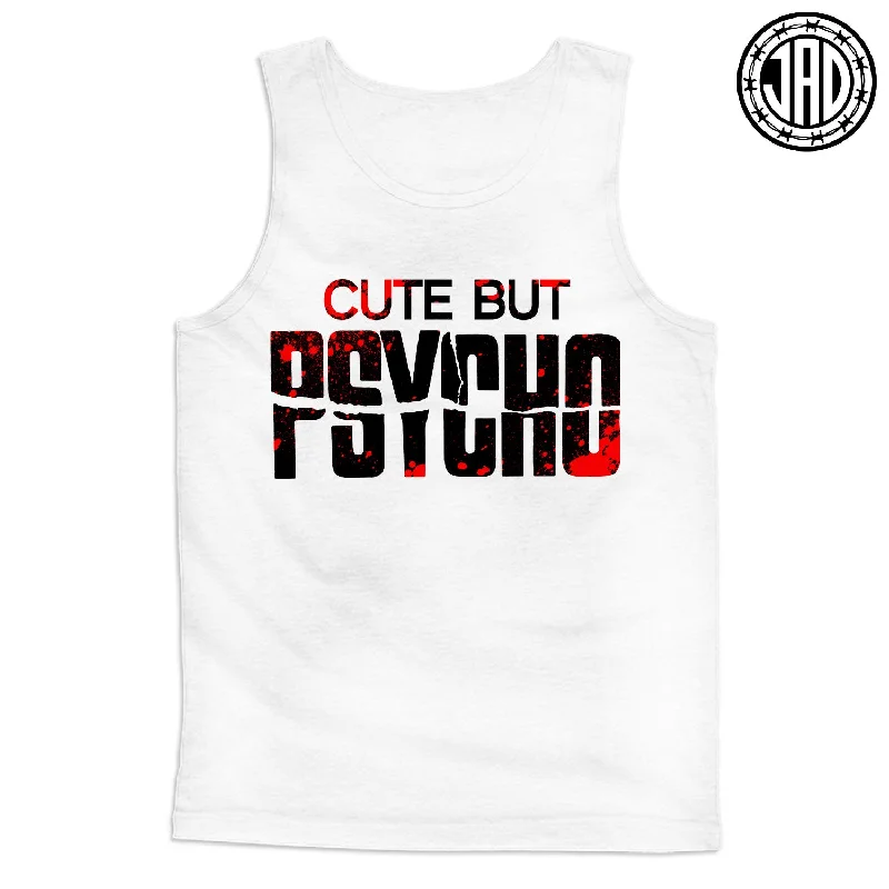 UV protection men's tank topsCut But Psycho - Men's (Unisex) Tank