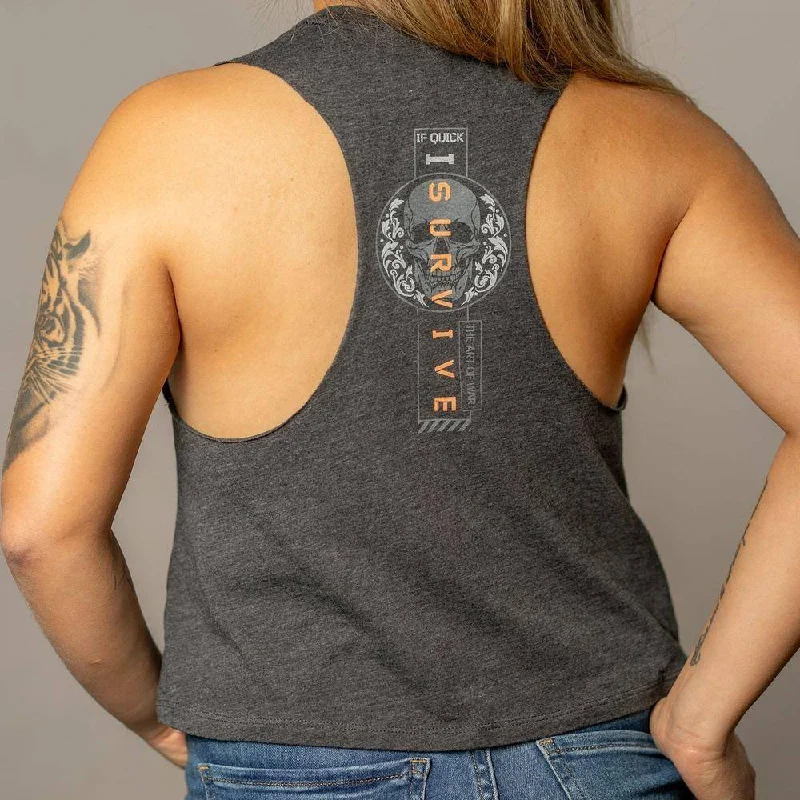 men's tank tops with scoop neckWomen's I Survive Racerback Cropped Tank - Dark Heather Gray men's tank tops with scoop neckWomen's I Survive Racerback Cropped Tank - Dark Heather Gray