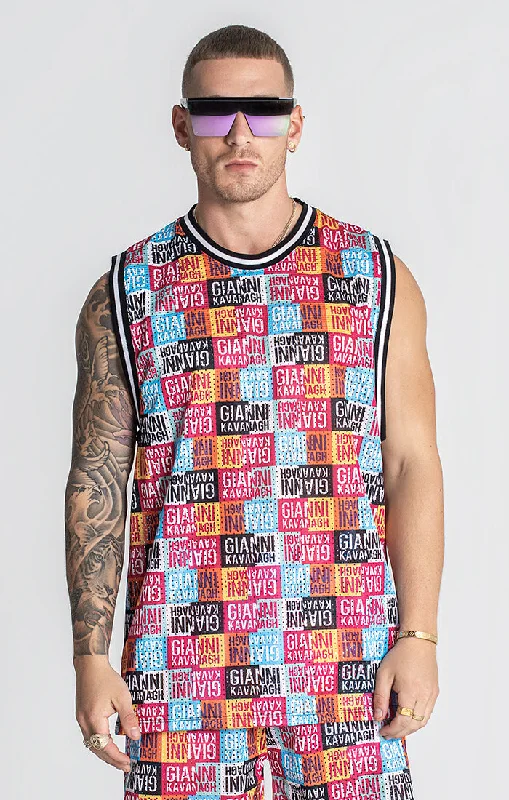 stylish tank tops for menMulticolor Multiply Tank Top