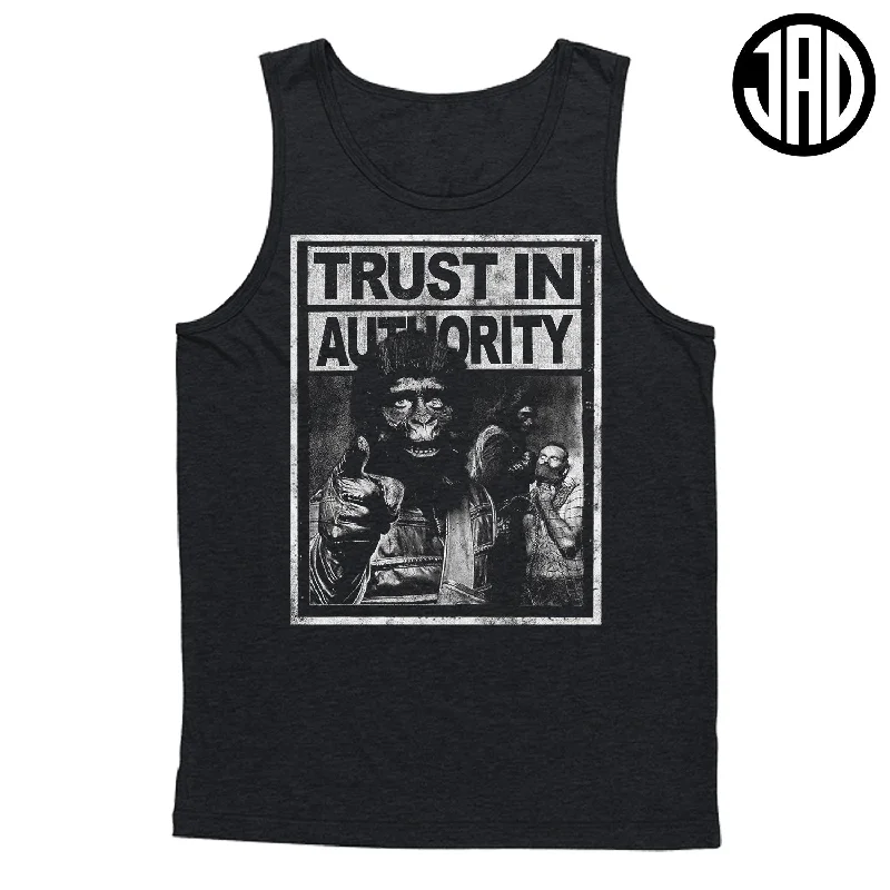 eco-friendly tank tops for menTrust In Authority - Men's (Unisex) Tank