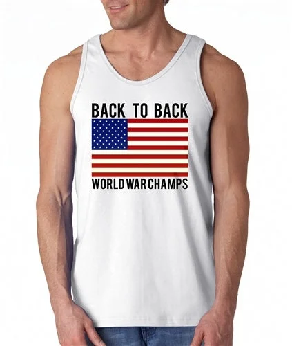 compression tank tops for menBack To Back World War Champs MensTank Top