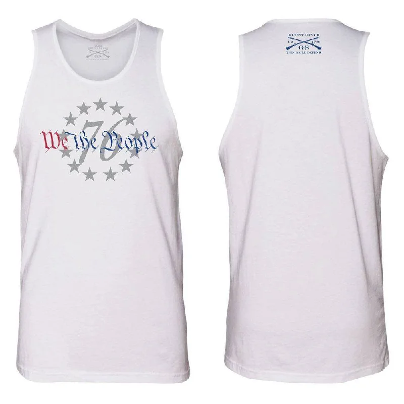 men's tank tops for yogaMen's 76 We The People Tank - White