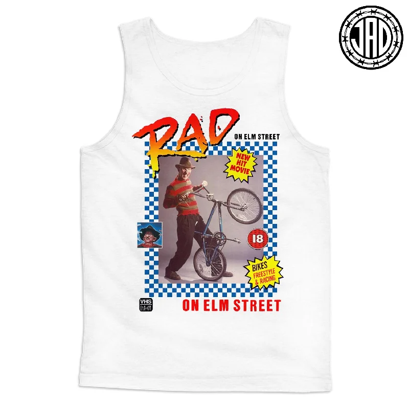 men's tank tops with mesh panelsRad On Elm Street - Men's (Unisex) Tank