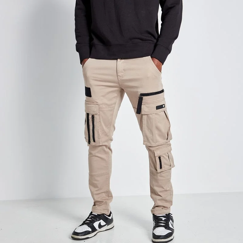 Men's camouflage print cotton cargo pants for hunting tripsMulti - Pocket Men Cargo Pants with Hidden and Secure CompartmentsAdjustable Cuff Cargo Pants - Stone Men's camouflage print cotton cargo pants for hunting tripsMulti - Pocket Men Cargo Pants with Hidden and Secure CompartmentsAdjustable Cuff Cargo Pants - Stone
