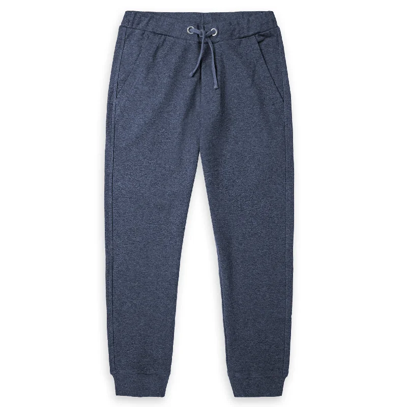 Men's plaid pattern casual wool pants for a preppy winter styleWrinkle - Resistant Men Casual Pant for Low - Maintenance TravelAll Day Sweatpants - Heather Navy Men's plaid pattern casual wool pants for a preppy winter styleWrinkle - Resistant Men Casual Pant for Low - Maintenance TravelAll Day Sweatpants - Heather Navy