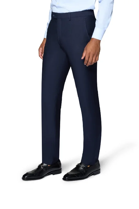 Men's tapered leg casual twill pants for a modern office lookCuffed Men Casual Pant for a Laid - Back and Fashionable AppearanceBerragamo Elegant Modern Fit Pants - Navy Men's tapered leg casual twill pants for a modern office lookCuffed Men Casual Pant for a Laid - Back and Fashionable AppearanceBerragamo Elegant Modern Fit Pants - Navy