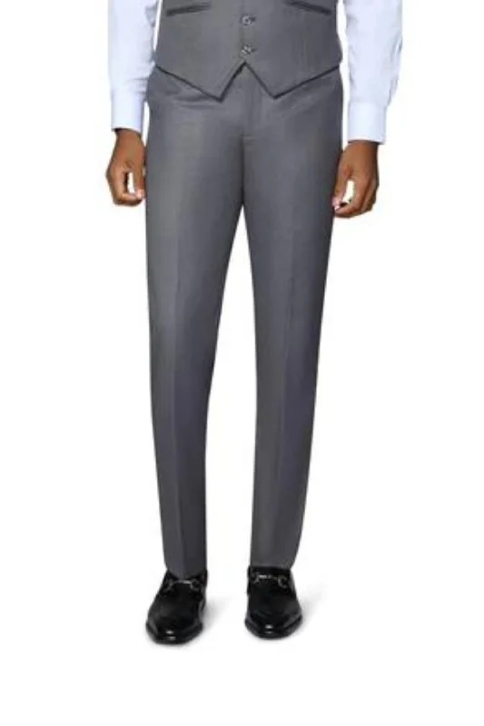 Men's pleated front casual wool blend pants for a classic aestheticMoisture - Wicking Men Casual Pant for Active Outdoor DaysBerragamo Solid Modern Fit Pants - Medium Grey Men's pleated front casual wool blend pants for a classic aestheticMoisture - Wicking Men Casual Pant for Active Outdoor DaysBerragamo Solid Modern Fit Pants - Medium Grey