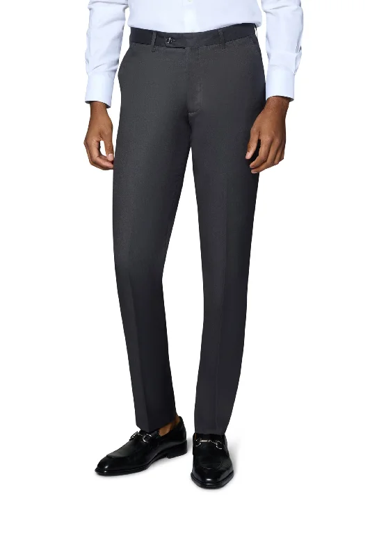 Men's distressed casual cotton pants for a laid - back bohemian styleButton - Detail Men Casual Pant with Decorative Buttons for Added StyleBerragamo Solid Slim Fit Pants - Charcoal Men's distressed casual cotton pants for a laid - back bohemian styleButton - Detail Men Casual Pant with Decorative Buttons for Added StyleBerragamo Solid Slim Fit Pants - Charcoal