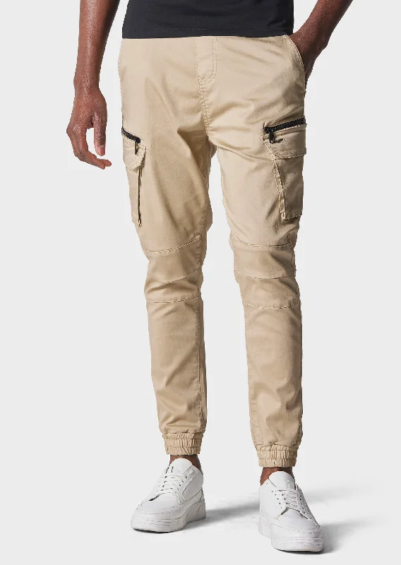 Men's cargo pants with a double - stitched construction for durabilityTwo - Tone Men Cargo Pants with a Stylish and Modern ContrastBonetti Beige Cargo Pants Men's cargo pants with a double - stitched construction for durabilityTwo - Tone Men Cargo Pants with a Stylish and Modern ContrastBonetti Beige Cargo Pants