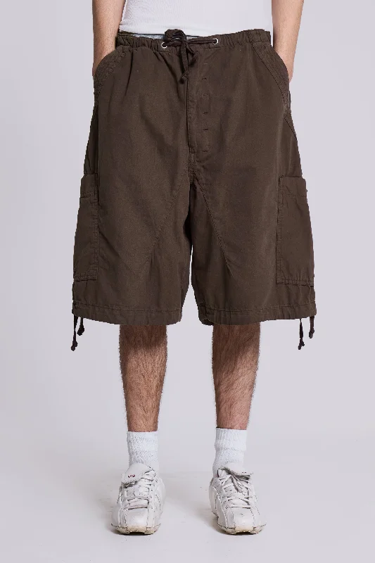 Men's cargo pants with a cargo pocket on the back for easy accessCordura - Lined Men Cargo Pants for Extra Strength and Abrasion ResistanceBrown Parachute Cargo Shorts Men's cargo pants with a cargo pocket on the back for easy accessCordura - Lined Men Cargo Pants for Extra Strength and Abrasion ResistanceBrown Parachute Cargo Shorts