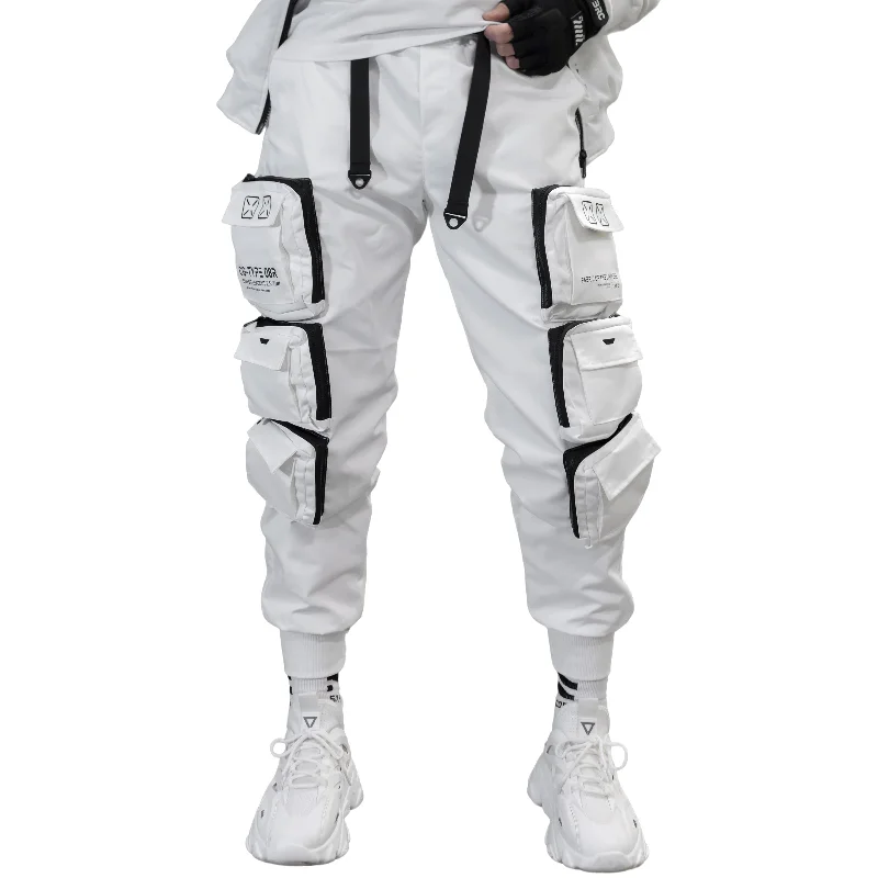 Men's cargo pants with a side - release buckle belt for a secure fitCargo Pants with a Utility - Strap Design for Hanging Small Tools or GearCG-Type 08R(U) White Cargo Pants Men's cargo pants with a side - release buckle belt for a secure fitCargo Pants with a Utility - Strap Design for Hanging Small Tools or GearCG-Type 08R(U) White Cargo Pants