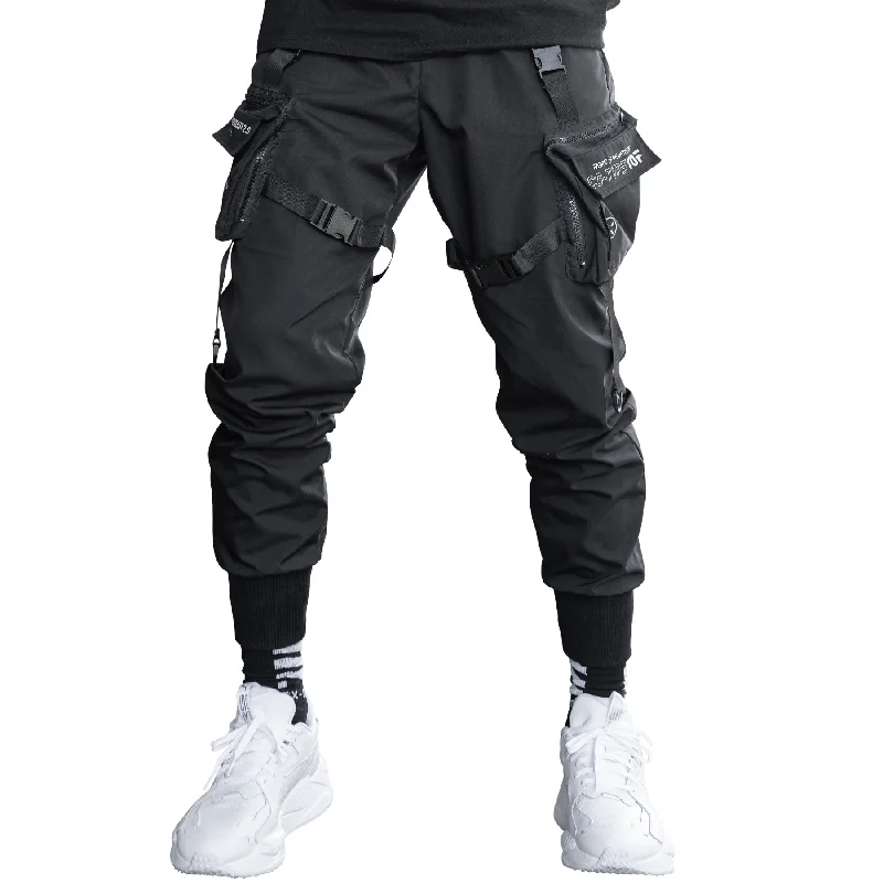 Men's cargo pants with a double - stitched construction for durabilityTwo - Tone Men Cargo Pants with a Stylish and Modern ContrastCG-Type 10F Black Cargo Pants Men's cargo pants with a double - stitched construction for durabilityTwo - Tone Men Cargo Pants with a Stylish and Modern ContrastCG-Type 10F Black Cargo Pants