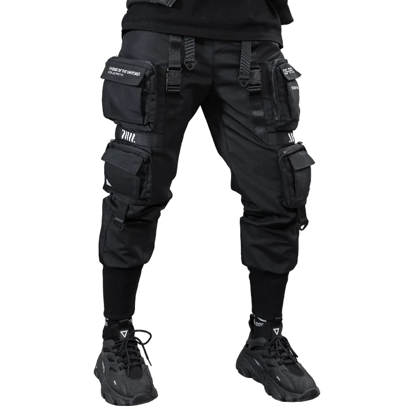 Men's black tactical cargo pants with reinforced knees for outdoor adventuresMilitary - Inspired Men Cargo Pants with Authentic Military DetailsCG-Type 11R(U) Black Cargo Pants Men's black tactical cargo pants with reinforced knees for outdoor adventuresMilitary - Inspired Men Cargo Pants with Authentic Military DetailsCG-Type 11R(U) Black Cargo Pants