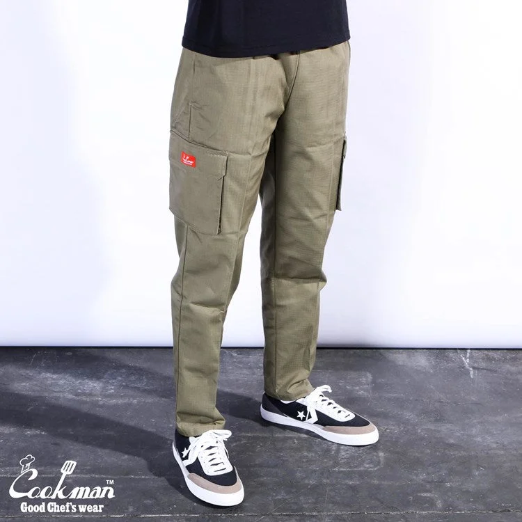 Men's cargo pants with a drawstring waist for adjustable comfortLightweight Men Cargo Pants for Travel and Everyday ComfortCookman Chef Pants Cargo - Ripstop : Olive Men's cargo pants with a drawstring waist for adjustable comfortLightweight Men Cargo Pants for Travel and Everyday ComfortCookman Chef Pants Cargo - Ripstop : Olive