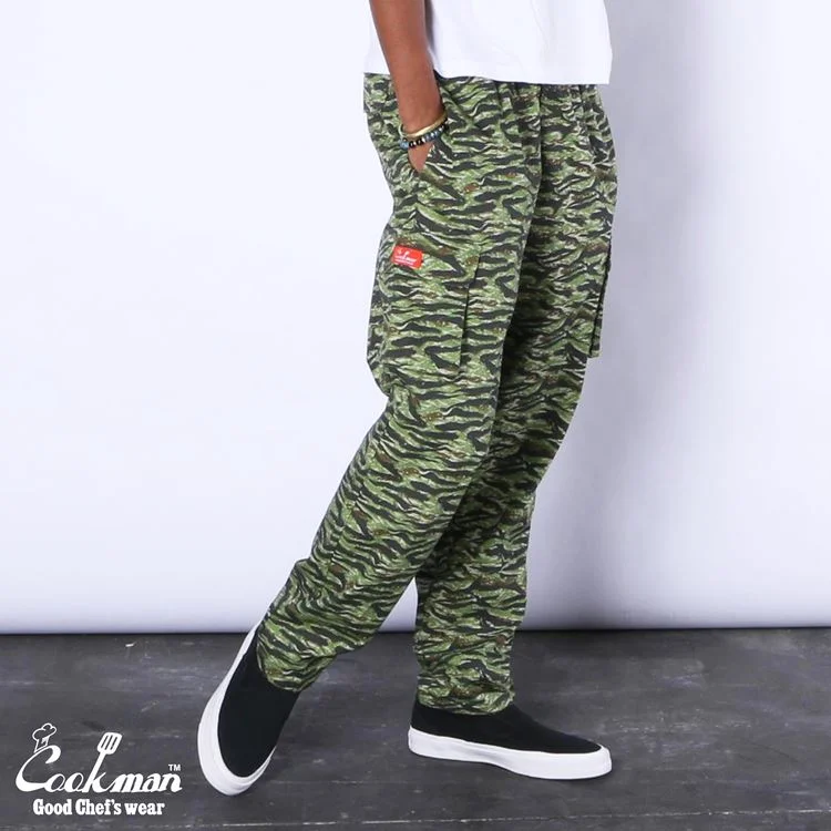 Men's water - resistant nylon cargo pants for rainy outdoor activitiesStretch - Fabric Men Cargo Pants for Enhanced Mobility during Hiking or ClimbingCookman Chef Pants Cargo - Ripstop : Tiger Camo Green Men's water - resistant nylon cargo pants for rainy outdoor activitiesStretch - Fabric Men Cargo Pants for Enhanced Mobility during Hiking or ClimbingCookman Chef Pants Cargo - Ripstop : Tiger Camo Green