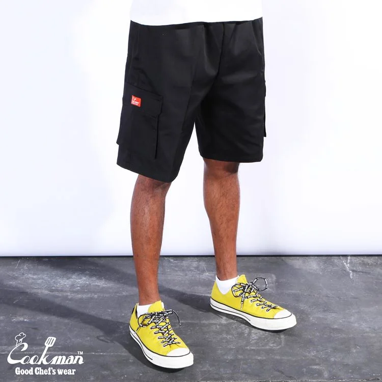 Men's loose - fit cargo pants for a relaxed and comfortable lookRip - Stop Men Cargo Pants for Durability in Tough EnvironmentsCookman Chef Short Pants Cargo - Black Men's loose - fit cargo pants for a relaxed and comfortable lookRip - Stop Men Cargo Pants for Durability in Tough EnvironmentsCookman Chef Short Pants Cargo - Black