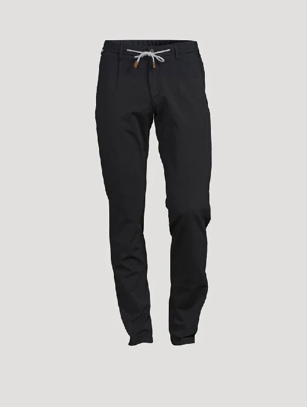 Men's tapered leg casual twill pants for a modern office lookCuffed Men Casual Pant for a Laid - Back and Fashionable AppearanceELEVENTY Jogger Pants | NERO Men's tapered leg casual twill pants for a modern office lookCuffed Men Casual Pant for a Laid - Back and Fashionable AppearanceELEVENTY Jogger Pants | NERO