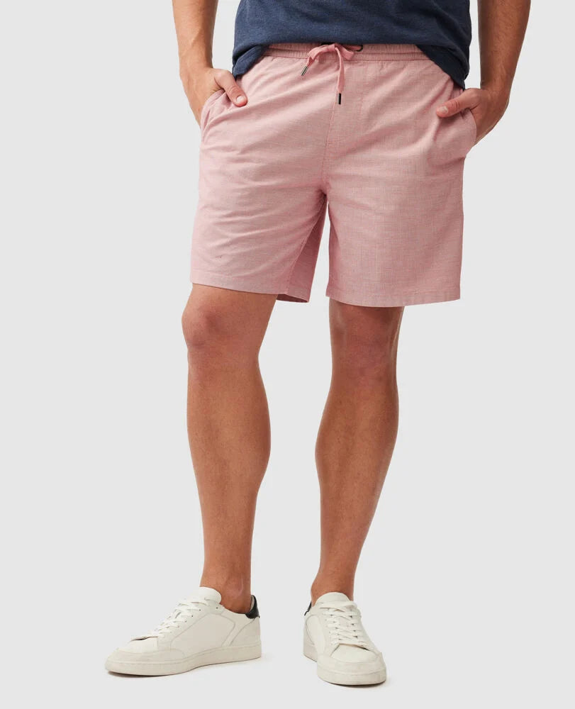 Men's pastel - colored cotton shorts for a spring - friendly outfitElastic - Cuff Men Shorts for a Neat and Tidy FinishRodd & Gunn - Gunn 7" Resort Shorts - Sienna Men's pastel - colored cotton shorts for a spring - friendly outfitElastic - Cuff Men Shorts for a Neat and Tidy FinishRodd & Gunn - Gunn 7" Resort Shorts - Sienna