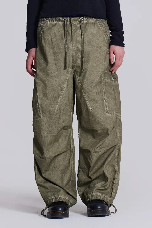 Men's slim - fit stretch cargo pants for a modern and flexible fitElastic - Waist Men Cargo Pants for Comfort and Easy MovementKhaki Oil Wash Parachute Pants Men's slim - fit stretch cargo pants for a modern and flexible fitElastic - Waist Men Cargo Pants for Comfort and Easy MovementKhaki Oil Wash Parachute Pants