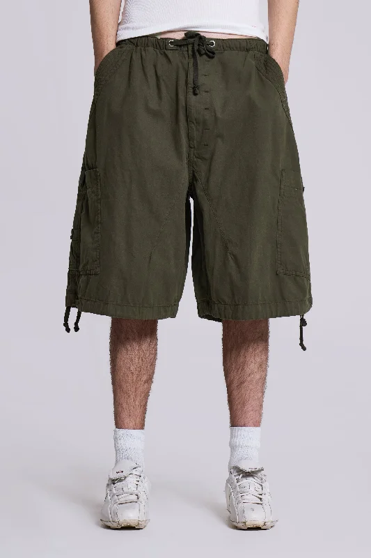 Men's cargo pants with reflective strips for enhanced visibility at nightCargo Pants with a Drawstring Ankle for a Custom and Adjustable FitKhaki Parachute Cargo Shorts Men's cargo pants with reflective strips for enhanced visibility at nightCargo Pants with a Drawstring Ankle for a Custom and Adjustable FitKhaki Parachute Cargo Shorts