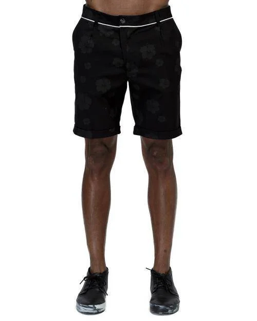 Men's side - stripe track shorts for a sporty running lookQuick - Dry Men Shorts for Water - Related ActivitiesKonus Men's Cuffed Shorts With Floral Print in Black Men's side - stripe track shorts for a sporty running lookQuick - Dry Men Shorts for Water - Related ActivitiesKonus Men's Cuffed Shorts With Floral Print in Black