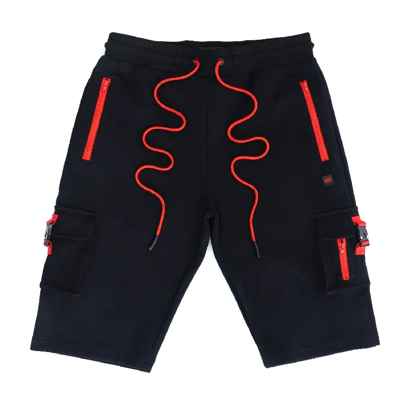 Men's cargo pants with a button - fly closure for a classic lookAnti - Bacterial Men Cargo Pants for Odor - Free Wear during Long - Duration ActivitiesM670 Tech Fleece cargo Shorts - Black Men's cargo pants with a button - fly closure for a classic lookAnti - Bacterial Men Cargo Pants for Odor - Free Wear during Long - Duration ActivitiesM670 Tech Fleece cargo Shorts - Black