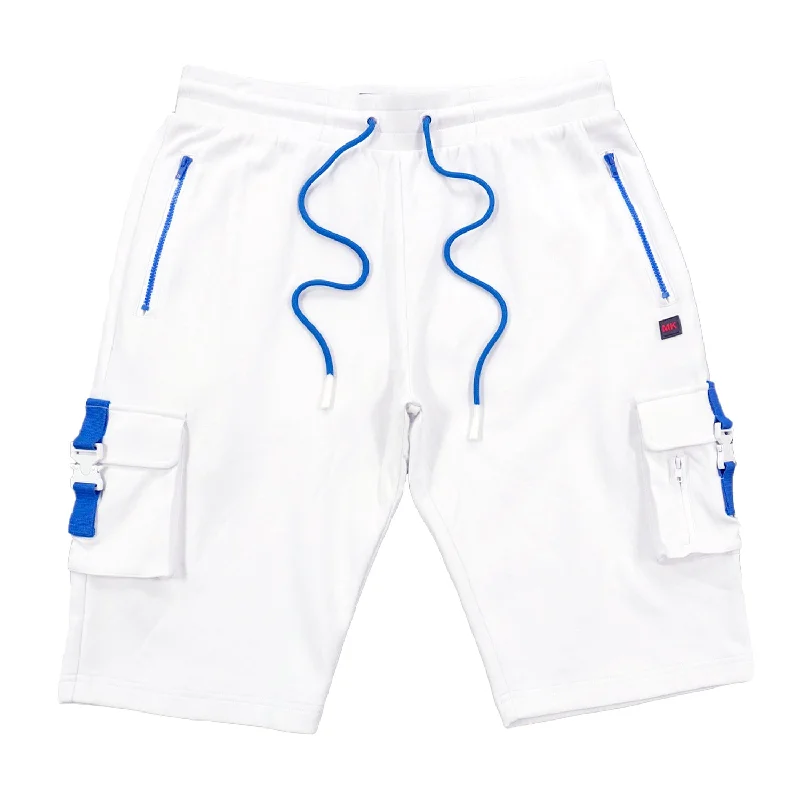 Men's cargo pants with a double - stitched construction for durabilityTwo - Tone Men Cargo Pants with a Stylish and Modern ContrastM670 Tech Fleece cargo Shorts - White Men's cargo pants with a double - stitched construction for durabilityTwo - Tone Men Cargo Pants with a Stylish and Modern ContrastM670 Tech Fleece cargo Shorts - White