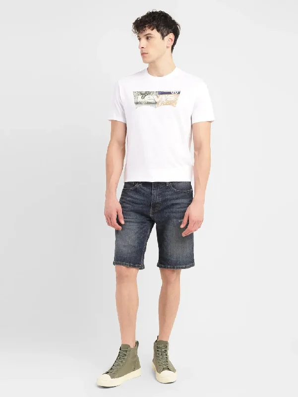 Men's wide - leg linen blend shorts for a relaxed beachside vibeColor - Blocked Men Shorts with a Bold and Fashionable StatementMen's Dark Indigo Regular Fit Shorts Men's wide - leg linen blend shorts for a relaxed beachside vibeColor - Blocked Men Shorts with a Bold and Fashionable StatementMen's Dark Indigo Regular Fit Shorts