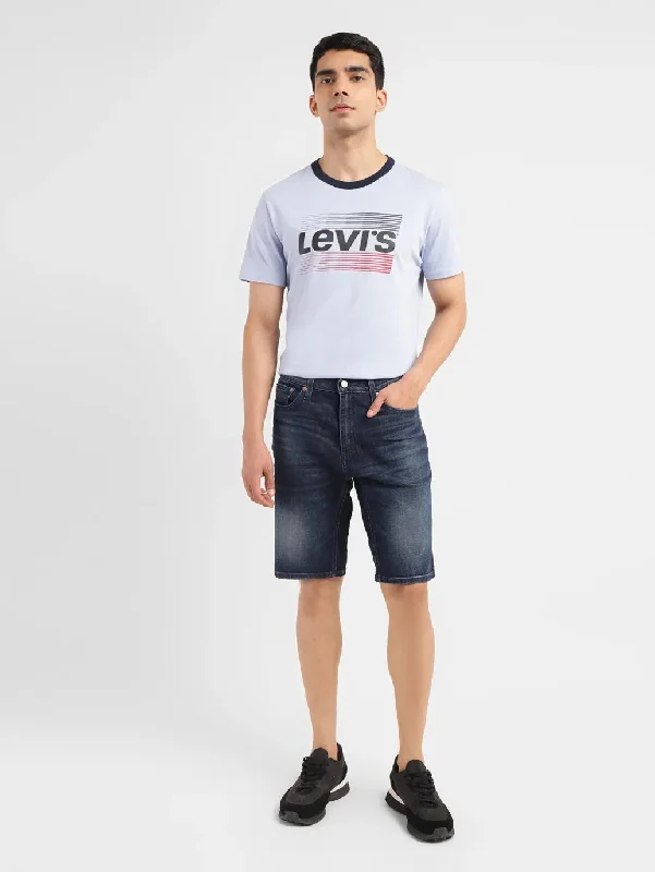 Men's pastel - colored cotton shorts for a spring - friendly outfitElastic - Cuff Men Shorts for a Neat and Tidy FinishMen's Dark Indigo Regular Fit Shorts Men's pastel - colored cotton shorts for a spring - friendly outfitElastic - Cuff Men Shorts for a Neat and Tidy FinishMen's Dark Indigo Regular Fit Shorts